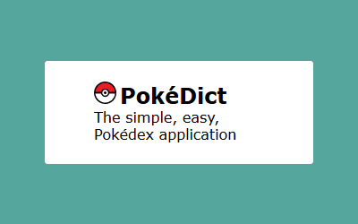 Pokémon Viewing Site React-powered Gallery